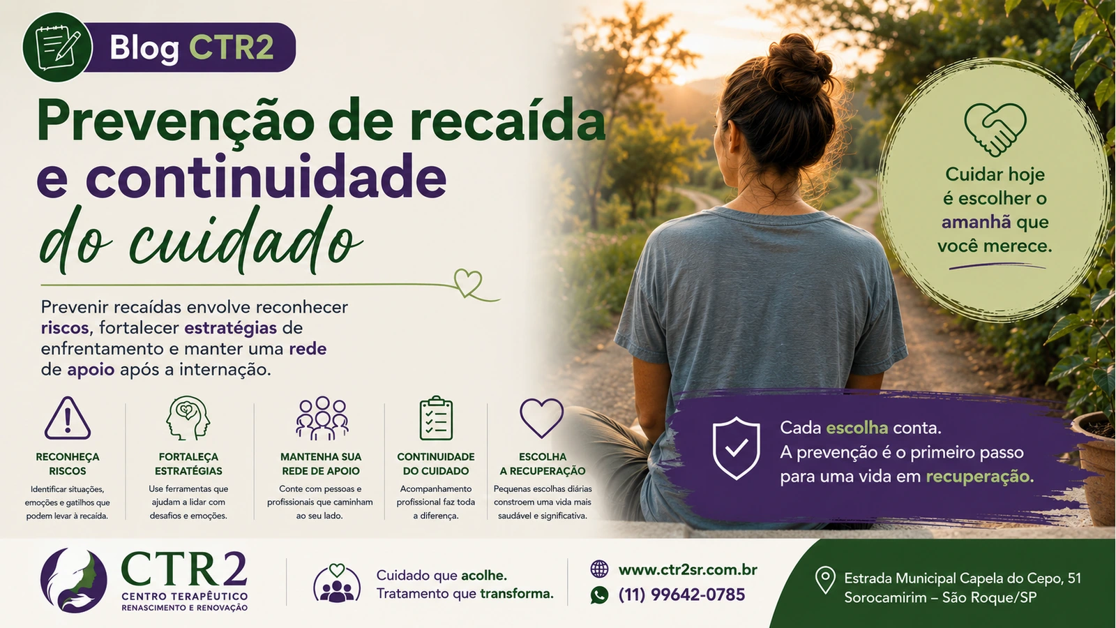 Caderno de metas e planejamento, simbolizando rotina e prevenção diária da recaída