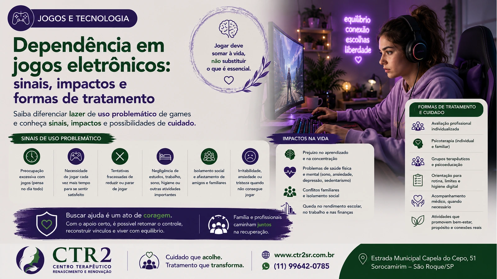 Prática esportiva ao ar livre, simbolizando hábitos ativos no tratamento do uso problemático de jogos