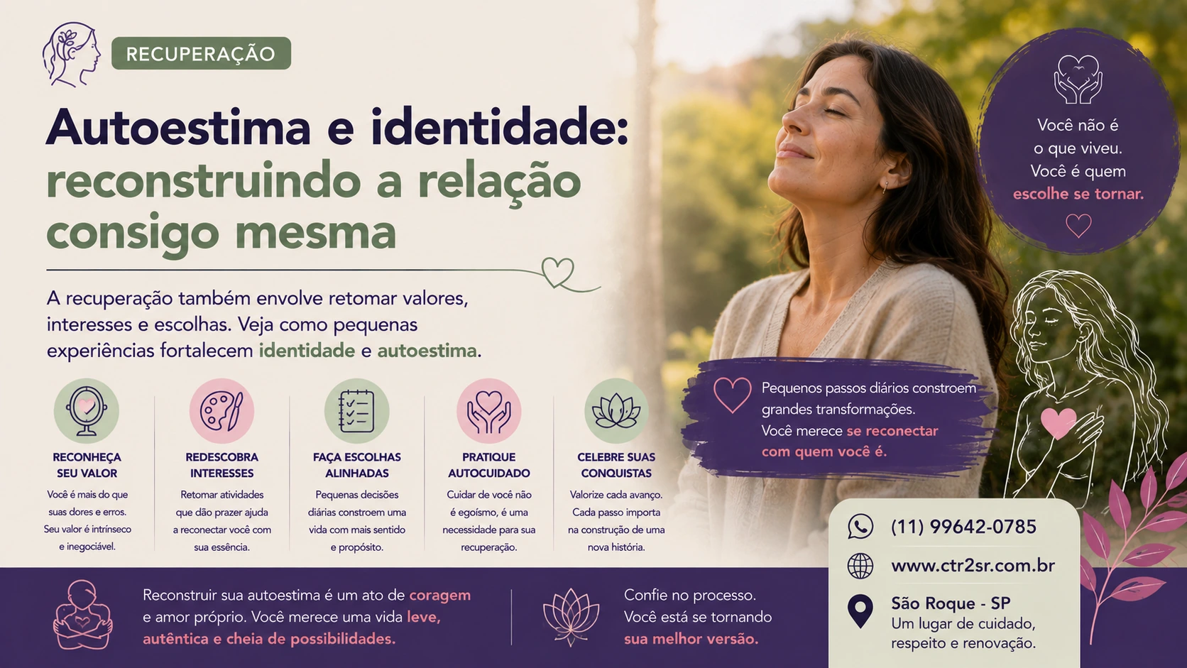 Autoestima e identidade: reconstruindo a relação consigo mesma