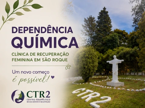 Dependência química — Clínica de Recuperação Feminina em São Roque